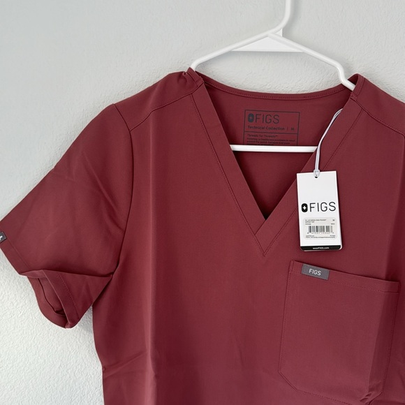 Figs Catarina Mauve M NWT - Picture 2 of 3